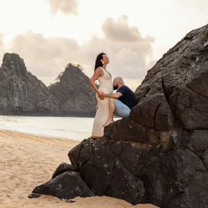 Ensaio gestante em Noronha - Diana e Álvaro