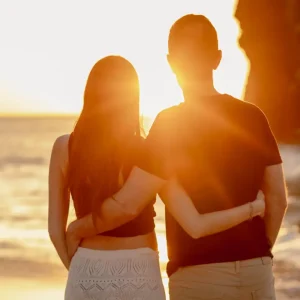 Foto de família em Fernando de Noronha – Maxi, Lucas e Baby