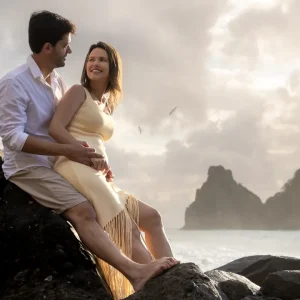 Ensaio fotográfico Gestante em Fernando de Noronha – Thais e Allex