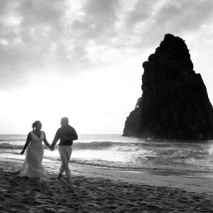 Renovação de votos em Fernando de Noronha – Bia e Alli